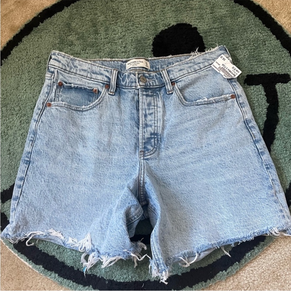 Abercrombie & Fitch Light Blue Denim Jean Shorts